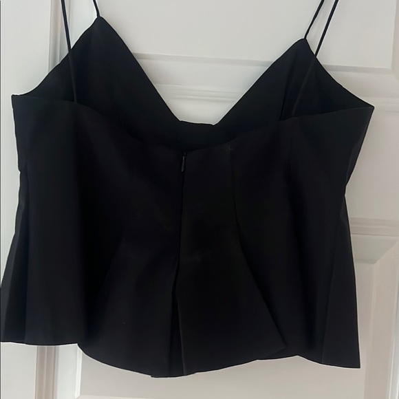 Zara Black Asymmetrical Peplum Camisole - Picture 3 of 3